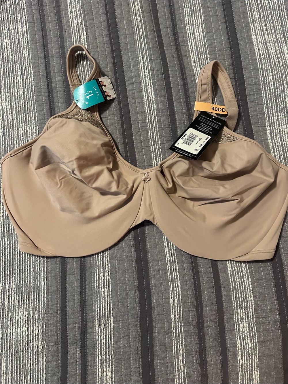 Bali Nude Full Coverage Underwire Bra - 40DD